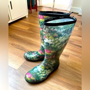 Kamik Floral Rain Boots size 9